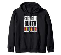 Straight Outta Kindergarten Graduation Class Of 2026 Gifts Felpa con Cappuccio