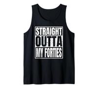 Straight Outta My Forties 50th Birthday Funny 50 Years Old Canotta