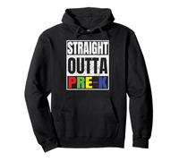 Straight Outta Pre-K Graduation Class Of 2025 School Gifts Felpa con Cappuccio