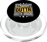 Straight Outta Sesto Grado - Divertente Laureato Junior 6° PopSockets PopGrip per MagSafe
