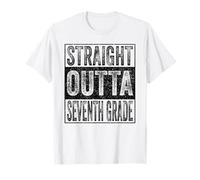 Straight Outta Seventh Grade Class 2026 Graduate 7th Grade Maglietta