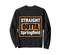 Straight Outta Springfield, Oregon, USA, Umorismo retrò angosciato Felpa