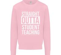 Straight Outta Student Teaching Insegnante Uomo Sweatshirt Jumper