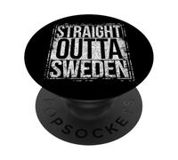 Straight Outta Svezia con sguardo grungy PopSockets PopGrip Adesivo