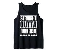 Straight Outta Tenth Grade Graduate Class Of 2025 10th Grade Canotta