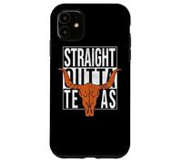 Straight Outta Texas 1845 per testimoni orgogliosi Custodia per iPhone 11