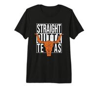 Straight Outta Texas 1845 per testimoni orgogliosi Maglietta Premium