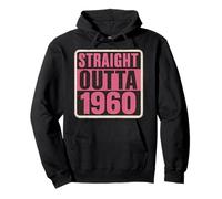 Straight Outta The 60's 1960 Born Birthday Vintage da donna Felpa con Cappuccio