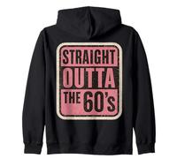 Straight Outta The 60's 1960 Born Birthday Vintage da donna Felpa con Cappuccio