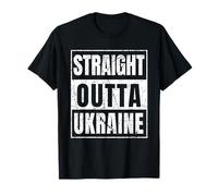 Straight Outta Ucraina Nato in Ucraina Maglietta