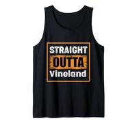 Straight Outta Vineland, New Jersey, USA, Vintage Invecchiato Canotta