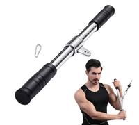 Straight Pull Bar - Straight Rod for Workout | Stainless Steel Lifting Strâight Rod | Arms Back Daily Exerciser | Heavy Duty Weight Training Bar Equipment for Gym, Dormitory, Travel, Home