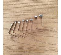Straight torsion spring,Spring Tools,6/8/9/10MM Single Solid Button Clips V Type Kayak Paddle Snap Spring Clip Tent Pole Tube Lock Awning Telescopic Shrapnel, 50PCS, (Size : 12.3x51mm)(12x56mm)