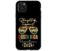 Straight Trippin Costa Rica 2026 Trip Family Summer Vacation Custodia per iPhone 11 Pro Max