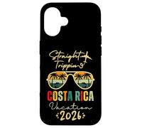 Straight Trippin Costa Rica 2026 Trip Family Summer Vacation Custodia per iPhone 16