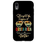 Straight Trippin Costa Rica 2026 Trip Family Summer Vacation Custodia per iPhone XR