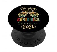Straight Trippin Costa Rica 2026 Trip Family Summer Vacation PopSockets PopGrip Adesivo