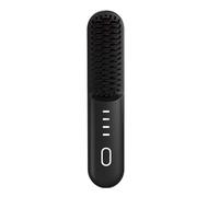 Straightener Brush - Cordless Anti Scald Styling Comb, Heated Hair Tool for Long Styling, Hot Styler with Adjustable Temperature, Beauty Accessory, Hair Straightener Comb for Short Curling and Women