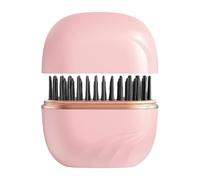 Straightener Brush - Mini Hair Straightener, 3 Level Rechargeable Portable Anti Scald Straighteners Comb | Home Salon Straightening Brush For Vacation Holiday Road Trip Commuting Dating