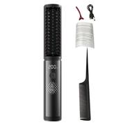 Straightening Brush, Heated Hair Straightener with 4 Temperature Settings, Easy to Use Anti Scald Fast Heating Hair Styling Tool for Smooth, Shiny, Frizz, Home, Travel and Salon