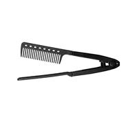 Straightening Comb - 22cm Heat Resistant StylingComb, Professional Flat Iron Smoothing Brush | Anti Static Hair Grooming Tool | Precision Hair Straightening Comb For Flat Iron Styling Travel Dating