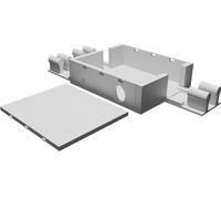 Strain Relief Case for HP Reverb G2 V1 VR Headset Power Adapter with Wall Mount