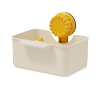 Strainer Basket - ABS, 5.91x3.94in Suction Cup Rack Stable and Multi-Functional | Sink Food Waste Catcher, Counter Organizer For Kitchens, Bathrooms, Showers, Cleaning Stations