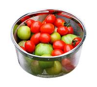Strainer Basket, Metal Colander Vegetable Strainer, Kitchen Drain Bin with Handle, Durable Cooking Accessory, Ideal for Various Size Vasetti and Pressure Cookers, 7,48 Inches