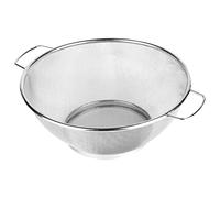 Strainer Stainless Steel - Fine Mesh Food Colander, Kitchen Sink Draining Basket, Versatile Metal Sieve | Heavy Duty Pasta Spaghetti Rinser For Vegetables Fruit Grains Home Cooking