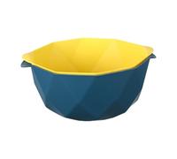 Strainers Colanders Bowl Set, Double-Layer Kitchen Basket with Handles, 2-in-1 Food Grade Colander for Washing and Draining Fruits, Vegetables, Multiuse Sink Strainer Tool