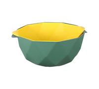 Strainers Colanders Bowl Set, Double-Layer Kitchen Basket with Handles, 2-in-1 Food Grade Colander for Washing and Draining Fruits, Vegetables, Multiuse Sink Strainer Tool