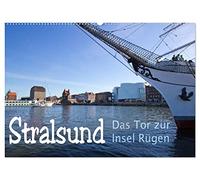Stralsund. Das Tor zur Insel Rügen (Wandkalender 2026 DIN A2 quer), CALVENDO Monatskalender: Fotografien der historischen Architektur und typisch nordischen Hafen der Hansestadt Stralsund