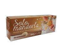 STRAMONDO Preparato Solo Mandorla da bere 500 grammi per la produzione di latte di mandorla e granita di mandorla, Made in Italy, Senza Glutine, Senza Lattosio, Vegan