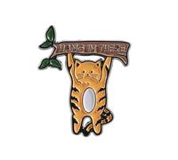 Strana spilla a forma di alieno verde con scritta inglese a forma di alieno verde, accessorio per stili individualistici in cerca di cartoni animati, 1, 1