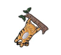 Strana spilla a forma di alieno verde con scritta inglese a forma di alieno verde, accessorio perfetto per persone in cerca di stili individuali, in metallo, 1, 1