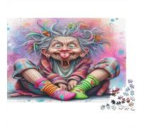 Strana vecchia Puzzles 1000 Pezzi Carta riciclata per adulti Puzzle per adulti Gioco educativo per decompressione Regalo divertente per casa Ottima idea regalo 38x26cm/1000pcs