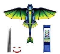 Stranddrachen | Grosser Tierdrache | 100m Schnur & Griff | Spiaggia Cerf-Volant | Aquilone Da Spiaggia | Cometa De Playa | Aquilone per bambini | Attività all'aperto per bambini | Per adulti e adolesc