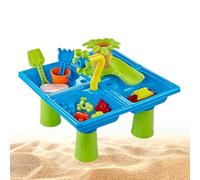 Strands, tavolo da gioco con acqua sabbiosa - Kit creativo per giocattoli da giardino per bambini all'aperto | Intrattenimento educativo e sensoriale con strumenti Pour Scoopers Rakes e accessori per