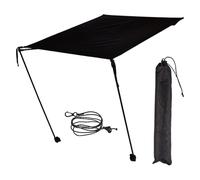 Strandschirme Für Sand, Strapazierfähig, Ghiaccio, Einziehbare Terrassenmarkise,Einziehbare Markisen-Strandschirme | Leichter Strandschirm, Terrassenmarkisen Für Wandern, Reisen, Picknick, Out, nero