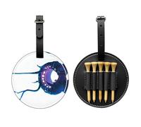 Strange Creature - Borsa portaoggetti per tee da golf, facile da trasportare e più efficiente per giocare a golf, colore: Nero