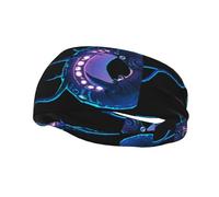 Strange Creature, fascia elastica per yoga, sport, fitness, corsa, basket, unisex, fascia elastica per assorbire il sudore,