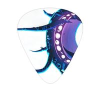 Strange Creature - Set di 12 plettri per chitarra, sottili, medi e spessi, adatti per chitarra, basso, chitarra elettrica e ukulele