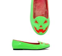 Strange Cvlt Yru Lydia Jack O Lanterna Zucca Veleno Verde Halloween Scarpe Basse