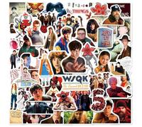 Strange Funny Things Pacchetto di Adesivi 50 pezzi Decalcomanie in vinile impermeabili per bottiglie d'acqua Computer portatili Auto Skateboard Decorazioni per caverne da uomo