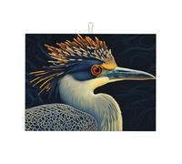 Strange Little Bird - Tappetino scolapiatti grande in microfibra, riutilizzabile, lavabile, per accessori da cucina, 45,7 x 61 cm