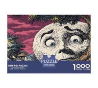 Strange Moon Puzzles Giochi Educativo 1000 Elementi Funky Planet Puzzle Di Cartone Decorazione Perfetta Sfide Divertenti Per Adulti 38x26cm/1000pcs