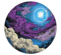Strange Moon Sky Puzzle Intrattenimento Creativo 1000 Elementi Funky Planet Puzzle Di Cartone Decorazione Perfetta Sfide Divertenti Per Adulti E Bambini 1000pcs (67.5x67.5cm)