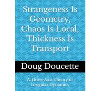 Strangeness Is Geometry, Chaos Is Local, Thickness Is Transport: A Three-Axis Theory of Irregular Dynamics