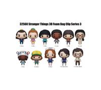 Stranger Things 3d Pvc Bag Clips Series 3 Con Figura Int.
