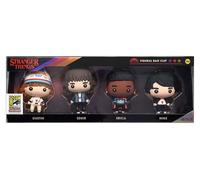 Stranger Things 3d Set 4 Figurel bagclip Dustin Eddie Erica Mike Sdcc EXCLUSIVE